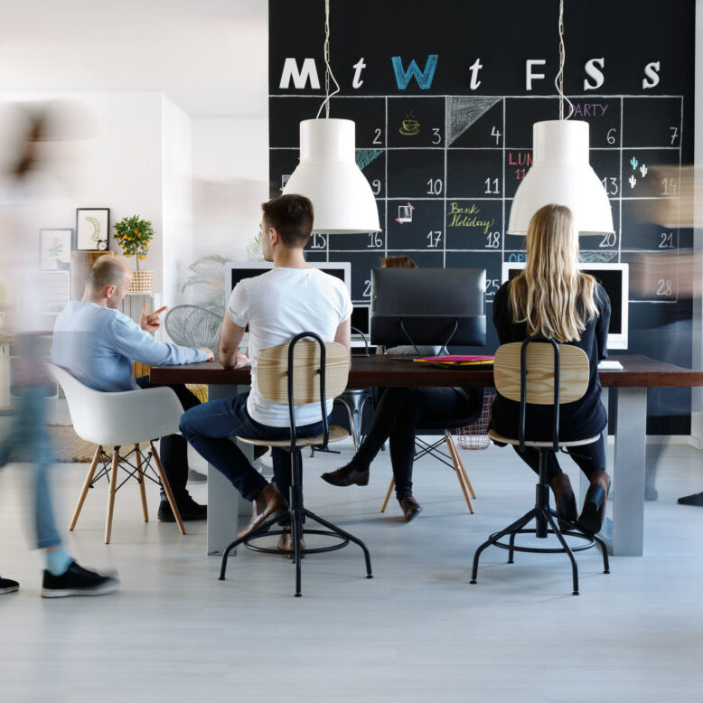 79257405 - people working in modern, creative work environment